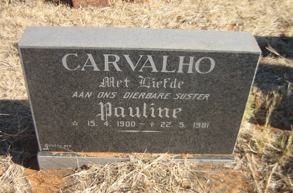 CARVALHO Pauline 1900-1981
