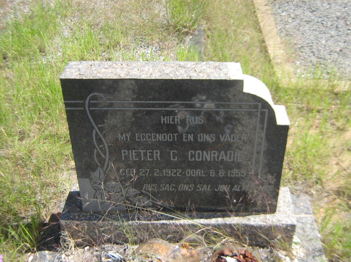 CONRADIE Pieter G. 1922-1959
