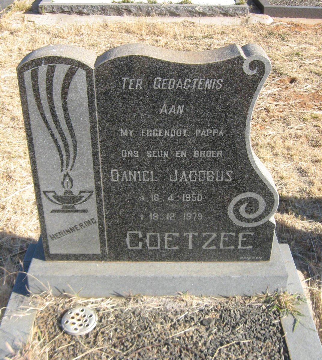 COETZEE Daniel Jacobus 1950-1979