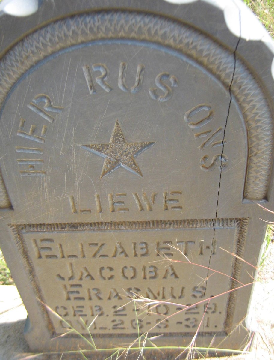 ERASMUS Elizabeth Jacoba 1929-1931