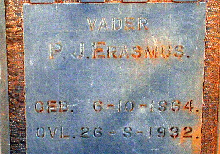 ERASMUS P.J. 1864-1932
