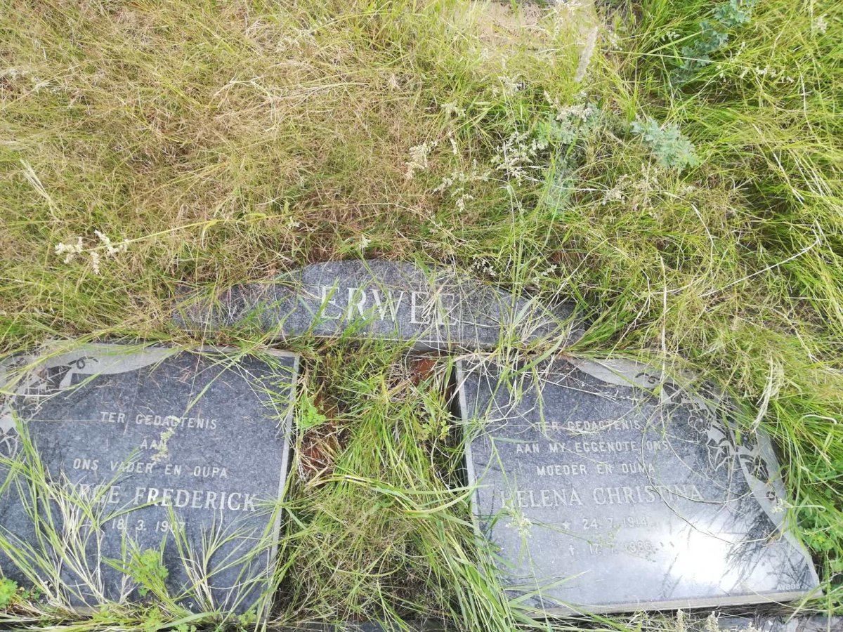 ERWEE George Frederick 1907- &amp; Helena Christina 1914-1985