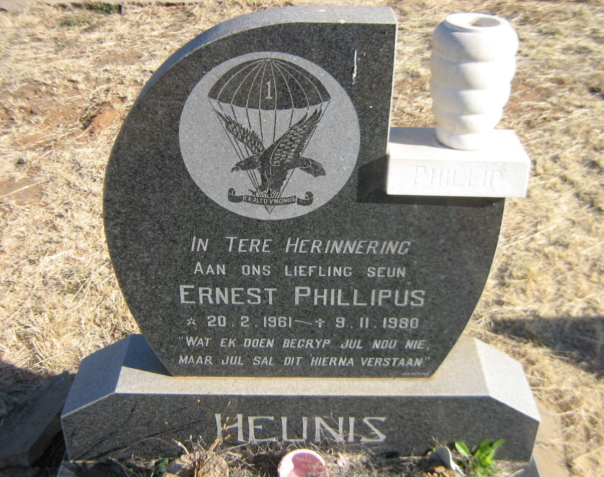 HEUNIS Ernest Phillipus 1961-1980