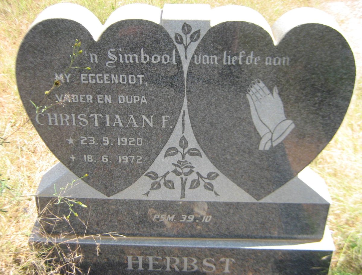 HERBST Christiaan F. 1920-1972