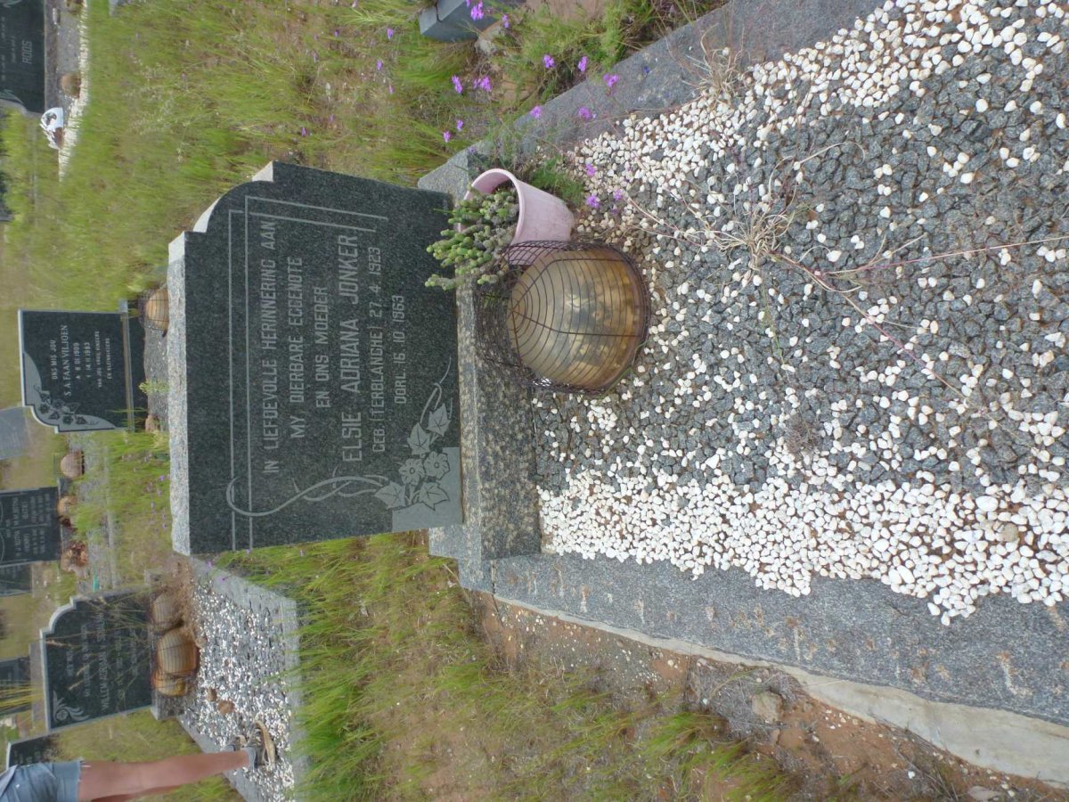 JONKER Elsie Adriana nee TERBLANCHE 1923-1963