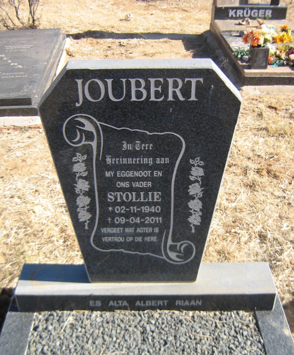 JOUBERT Stollie 1940-2011
