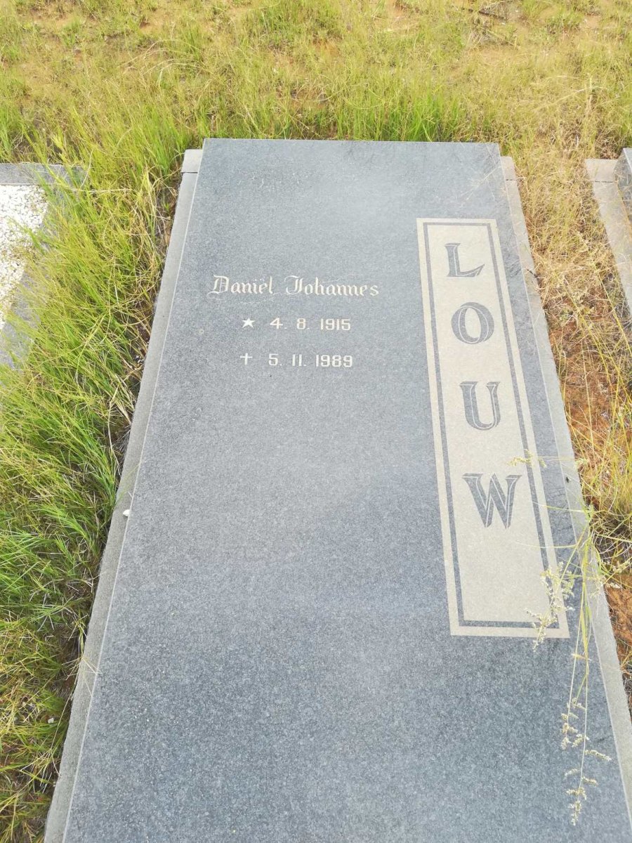 LOUW Daniël Johannes 1915-1989