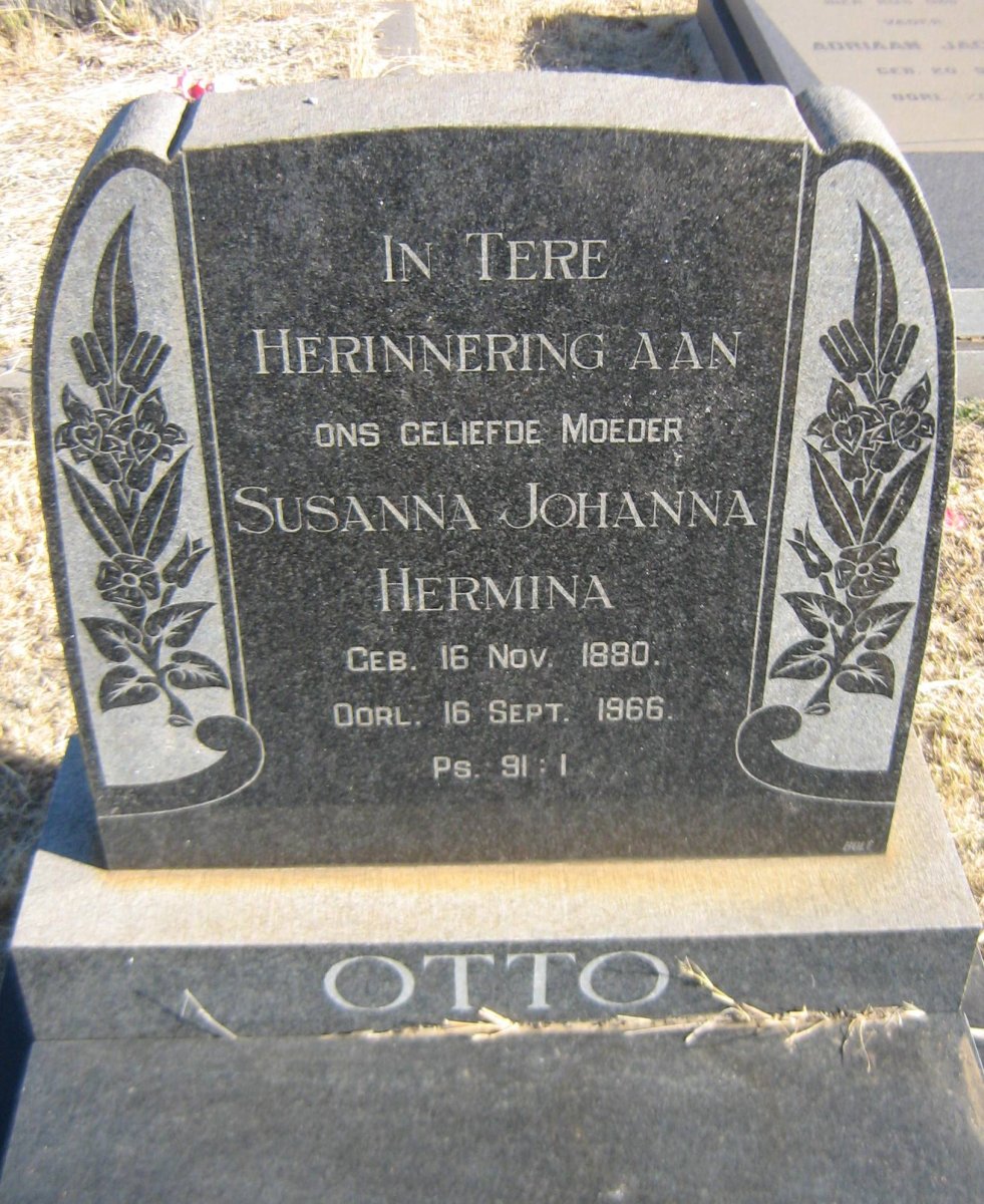 OTTO Susanna Johanna Hermina 1880-1966