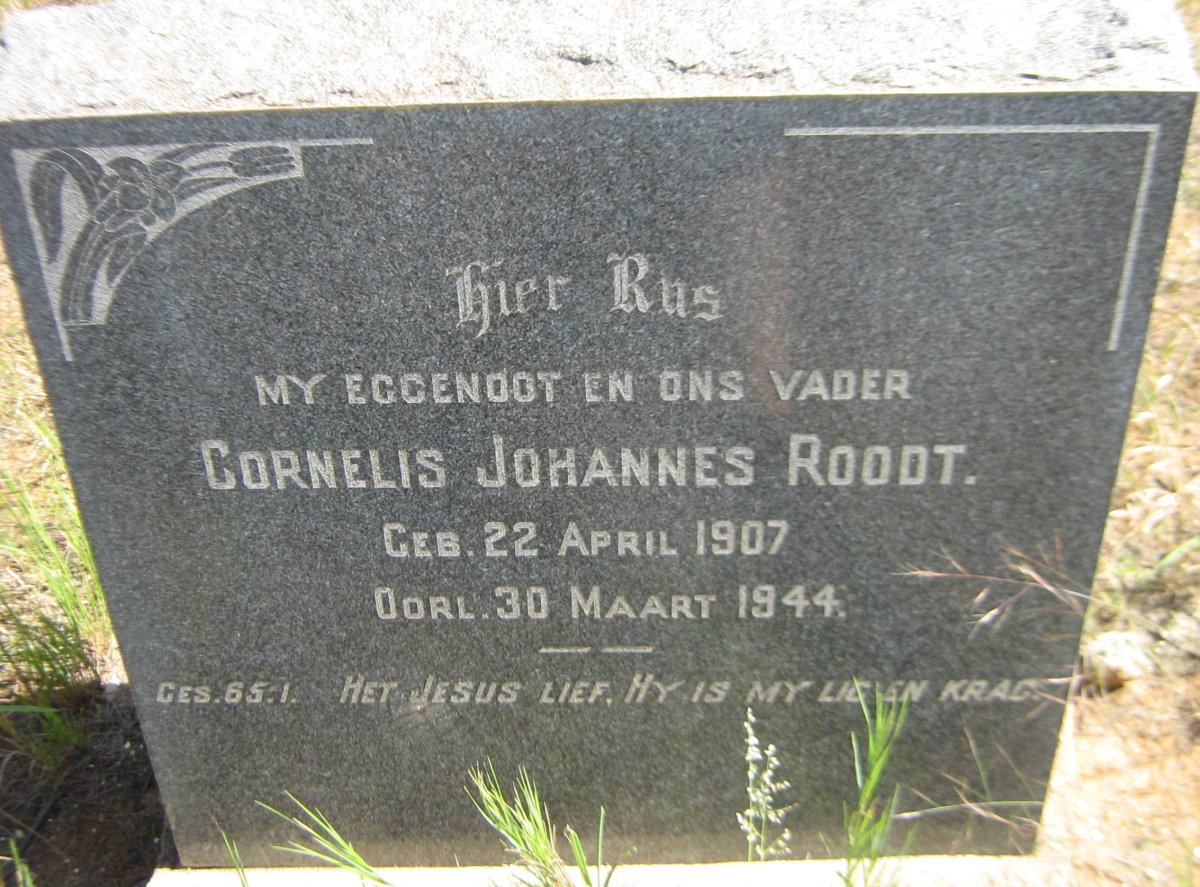 ROODT Cornelis Johannes 1907-1944