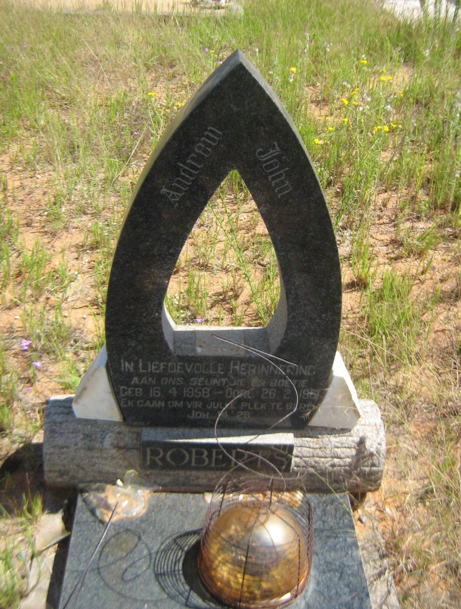 ROBERTS Andrew John 1958-1961