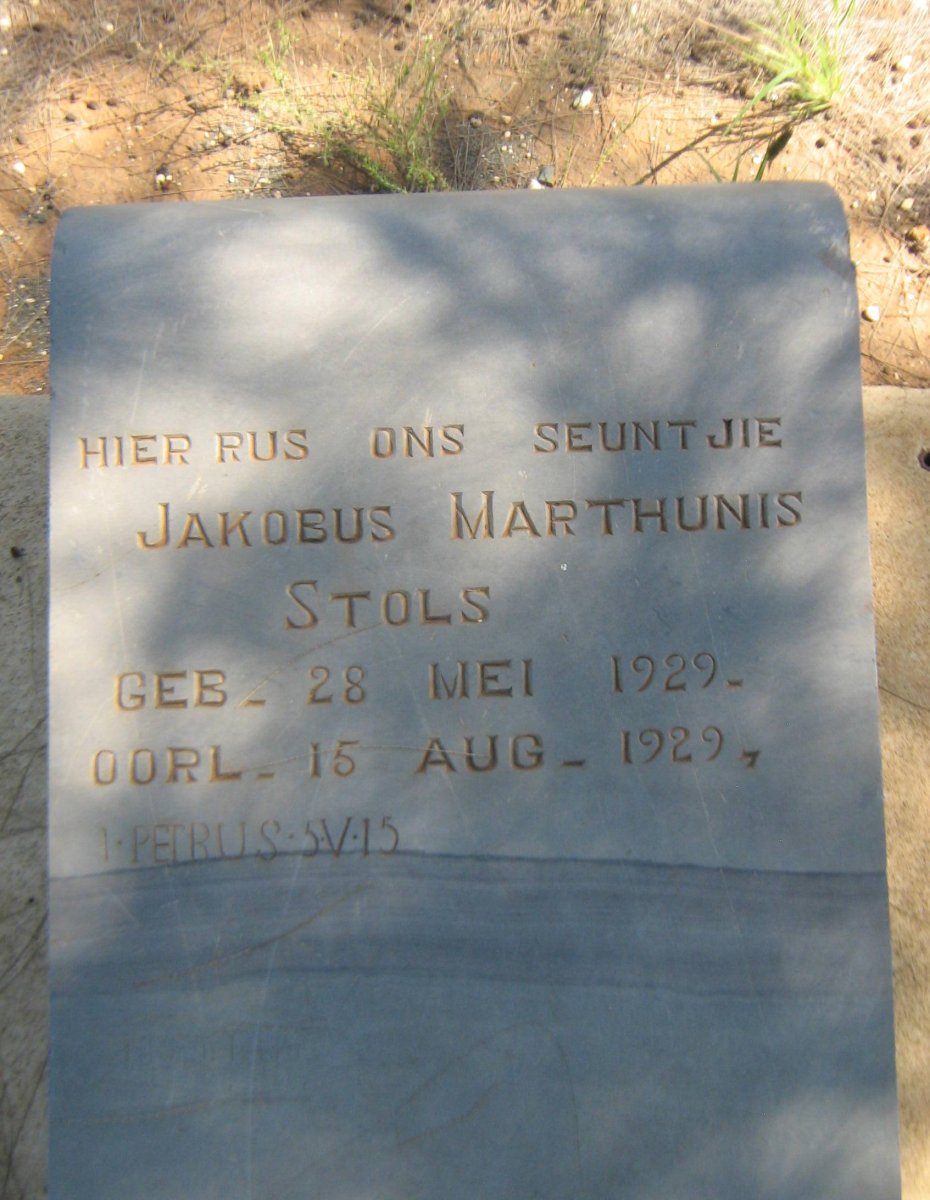STOLS Jakobus Marthunis 1929-1929
