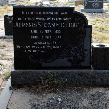 TOIT Johannes Stefanus, du 1899-1980