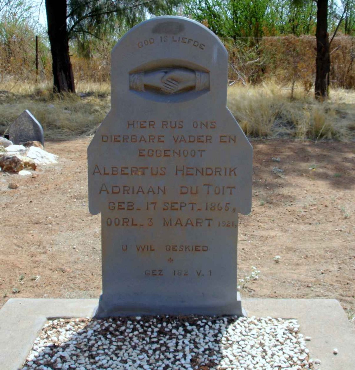 TOIT Albertus Hendrik Adriaan, du 1865-1921
