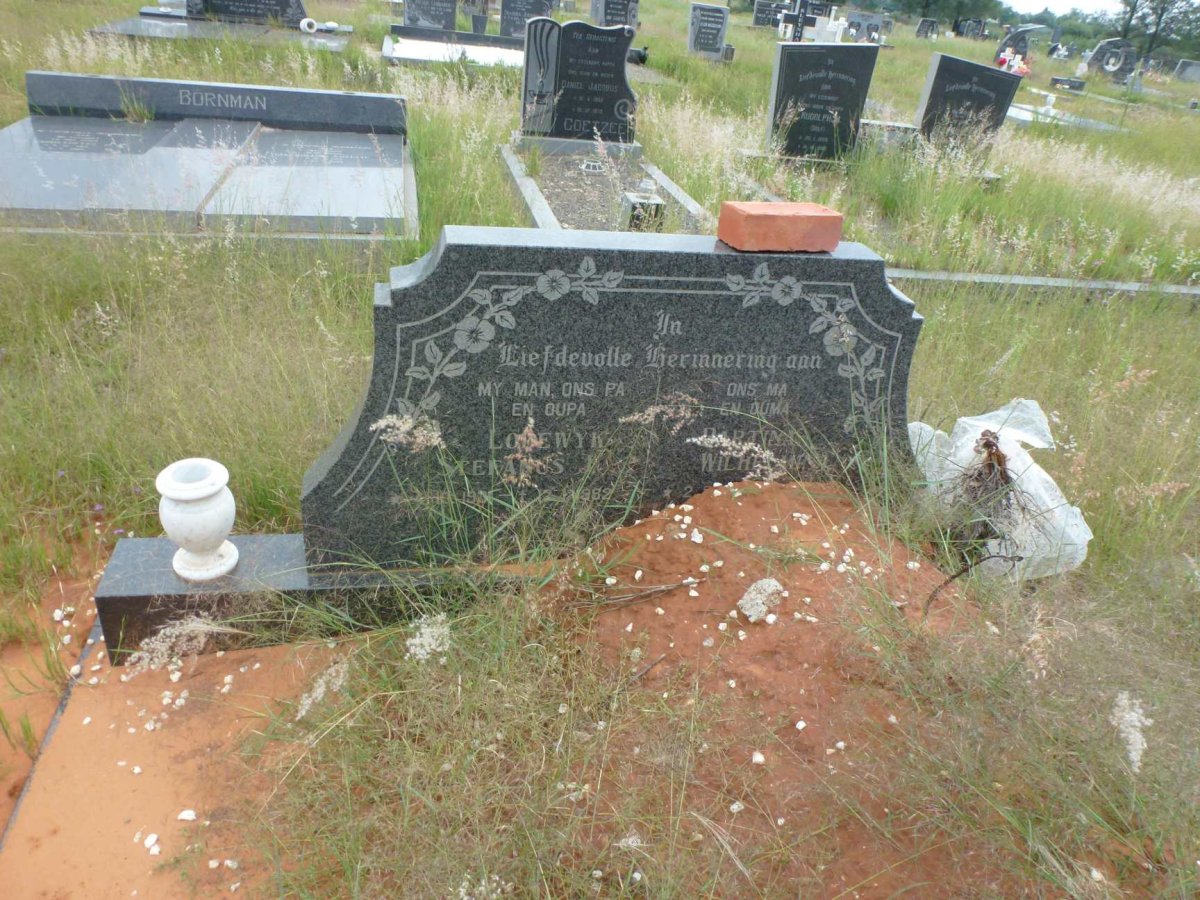 ? Lodewyk Stefanus 19??-1982 &amp; ?artina Wilhelmina ?-?