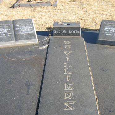 VILLIERS Hermanus Gerhardus Daniel, de 1911-1996 &amp; Helena Adriana Ida PIETERSE 1912-2005