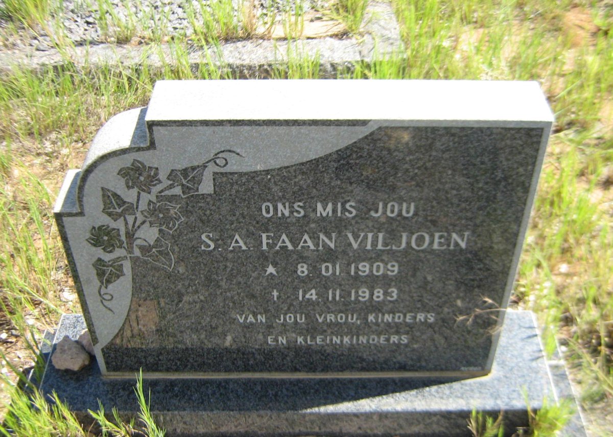VILJOEN S.A. 1909-1983