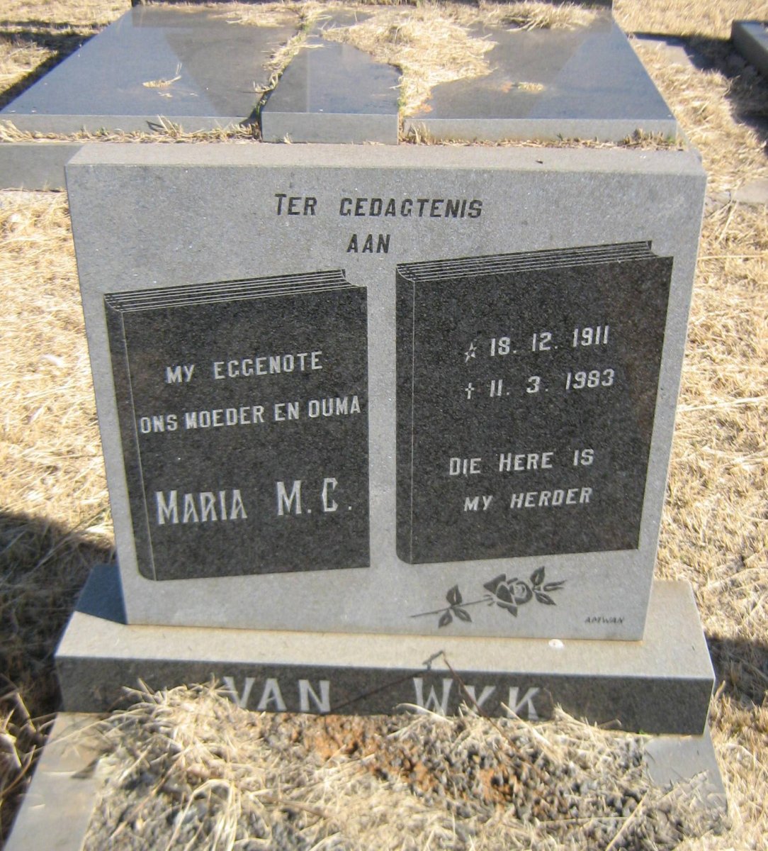 WYK Maria M.C., van 1911-1983