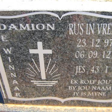 WINNAAR Damion, de 1997-2012