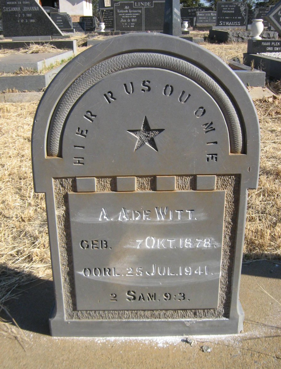 WITT A.A., de 1878-1941