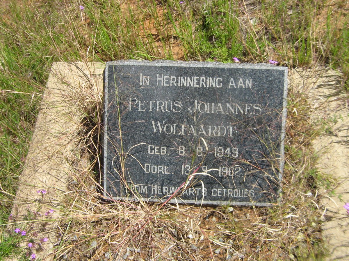 WOLFAARDT Petrus Johannes 1949-1962