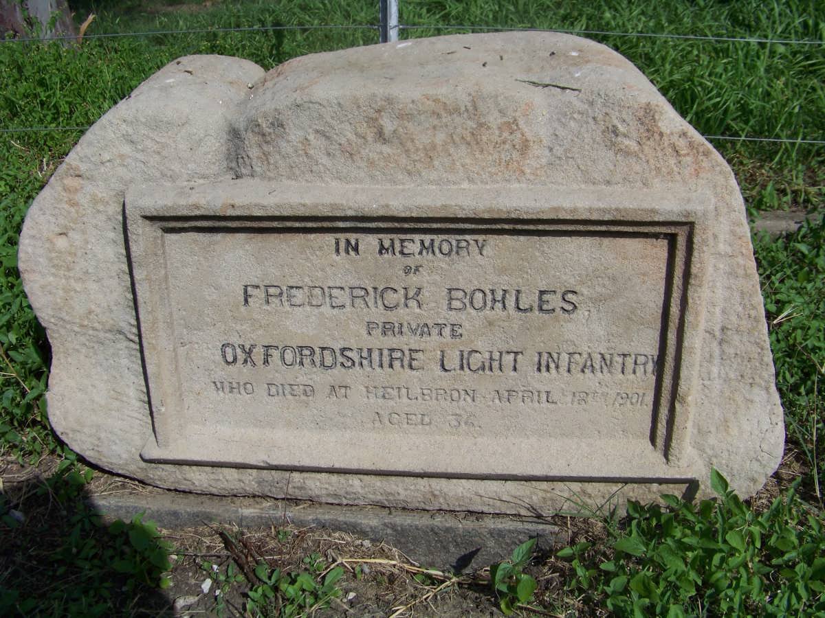 BOHLES Frederick -1901