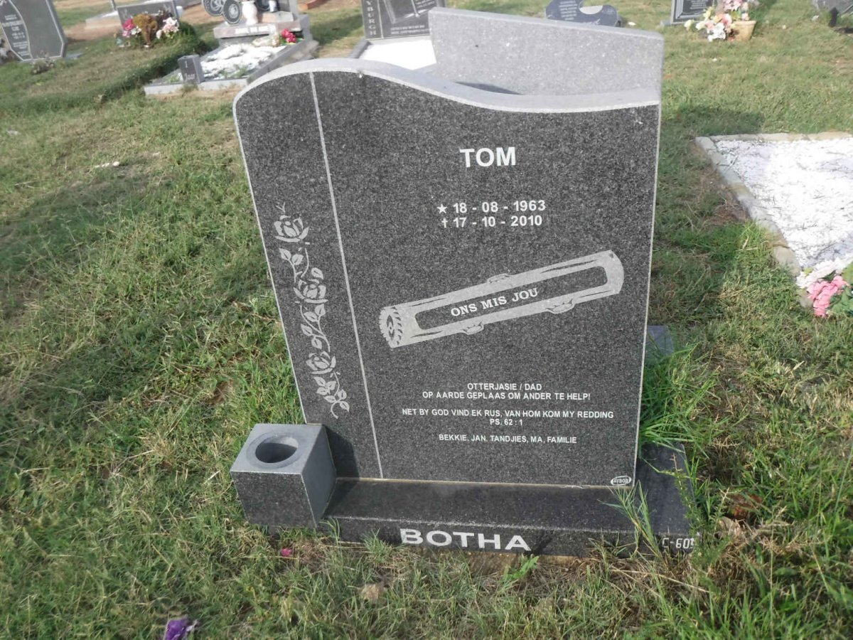 BOTHA Tom 1963-2010