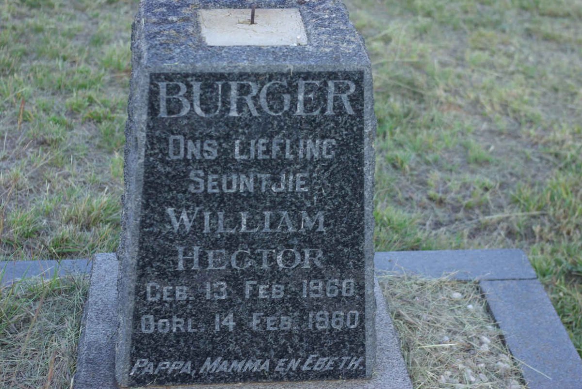 BURGER William Hector 1960-1960