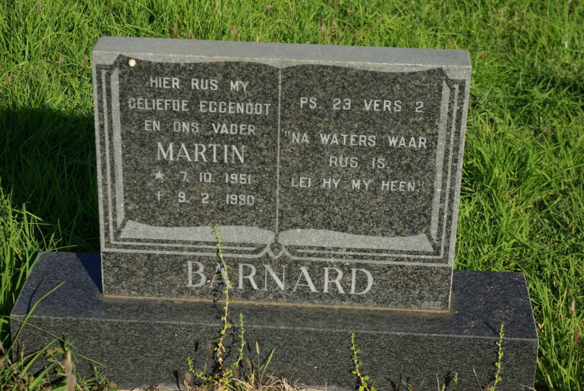 BARNARD Martin 1951-1990