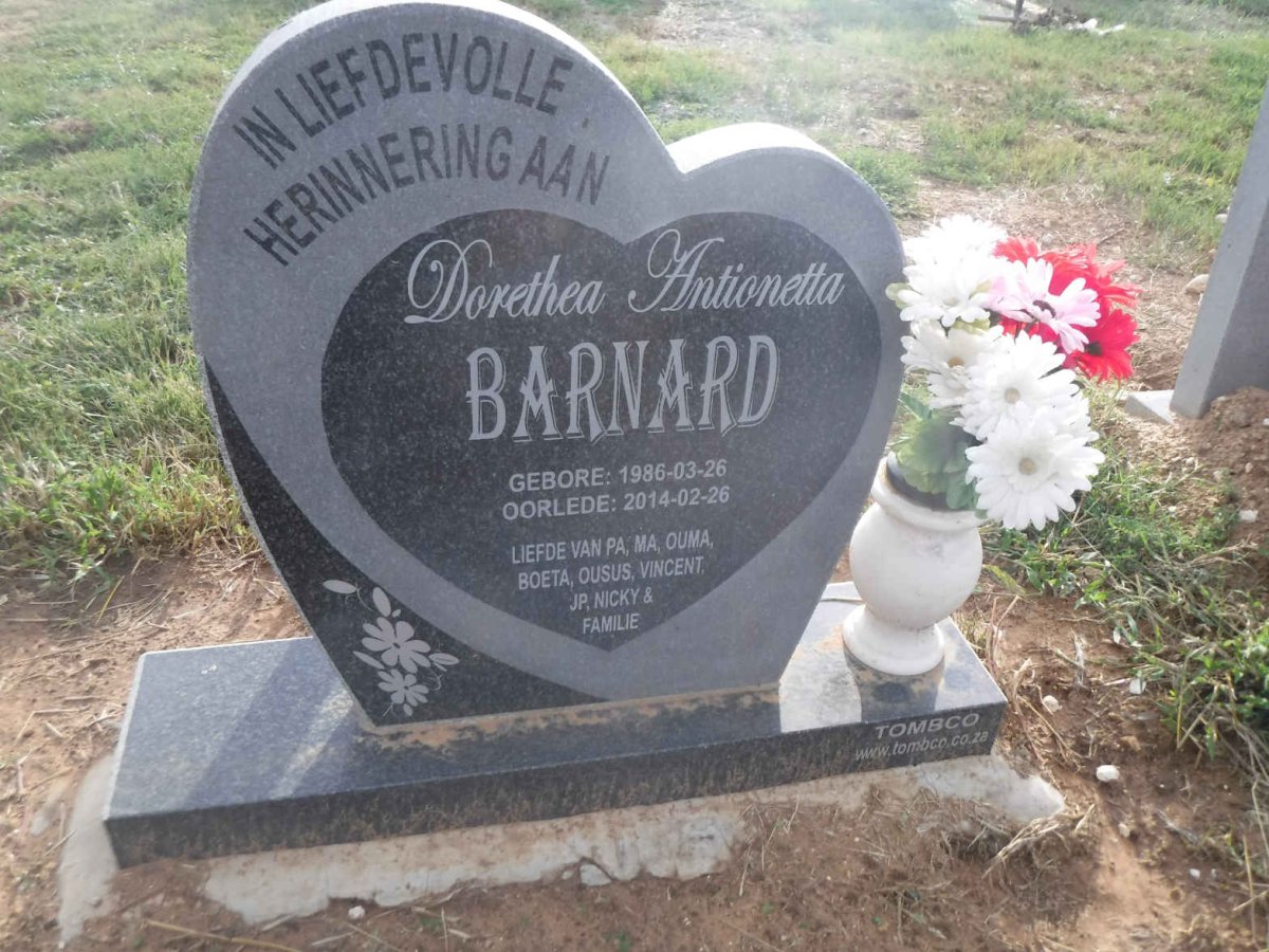 BARNARD Dorethea Antionetta 1986-2014