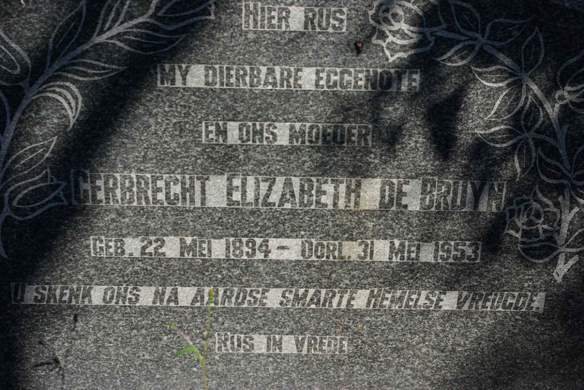 BRUYN Gerbrecht Elizabeth, de 1894-1953