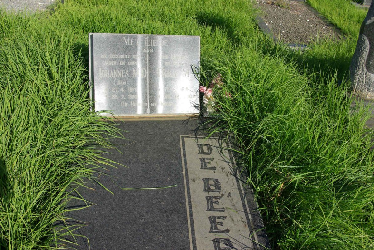 BEER Johannes M.D., de 1917-1990 &amp; Dina M. 191?-2002