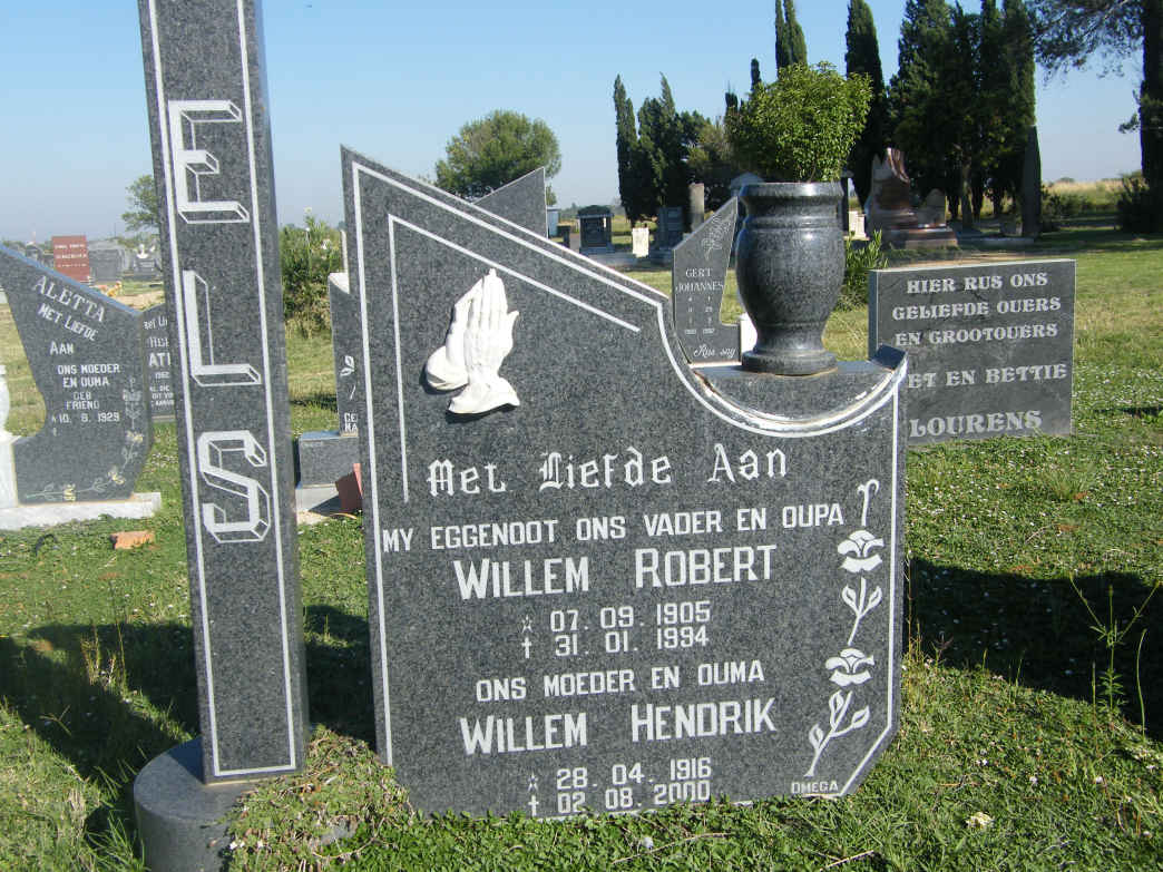 ELS Willem Robert 1905-1994 &amp; Willem Hendrik 1916-2000