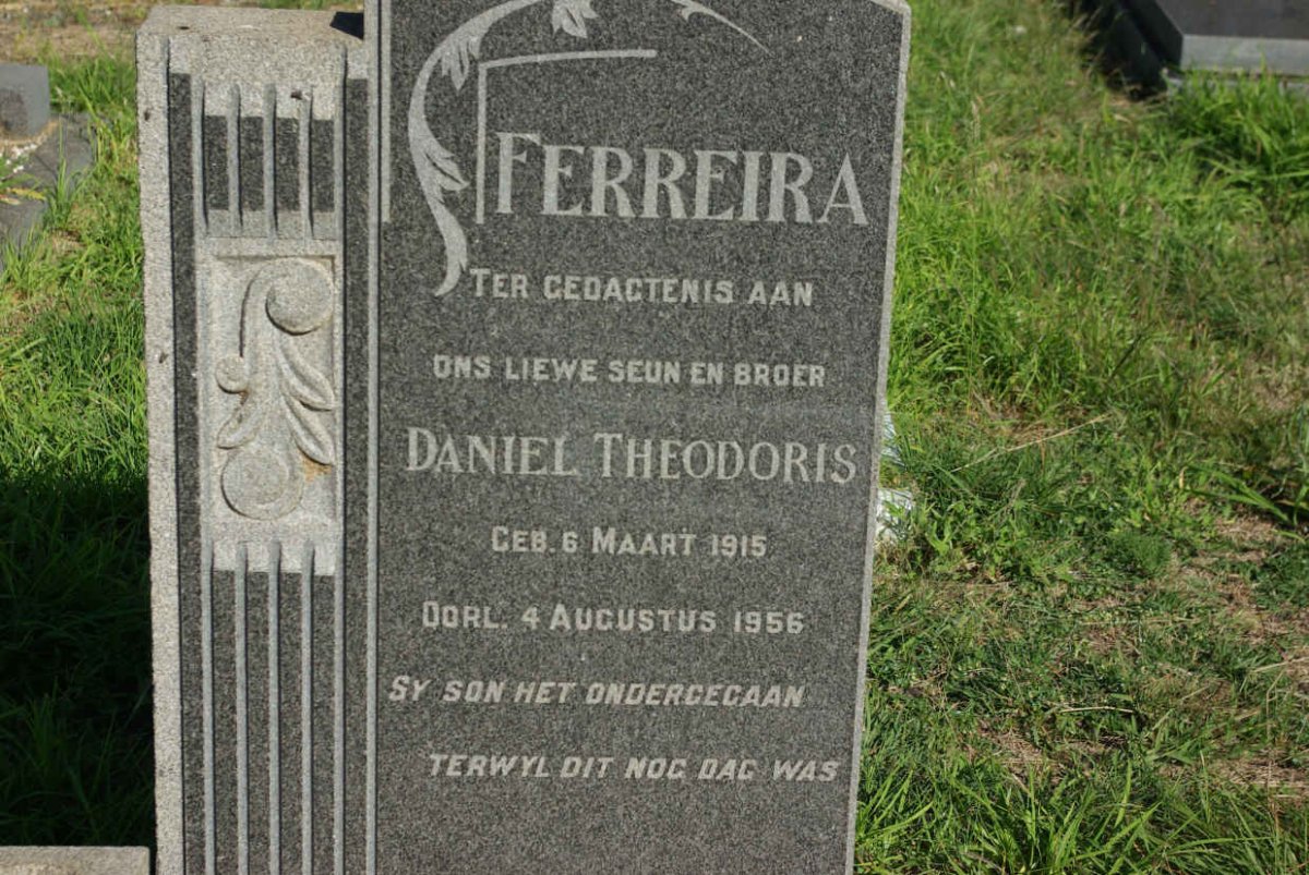 FERREIRA Daniel Theodoris 1915-1956