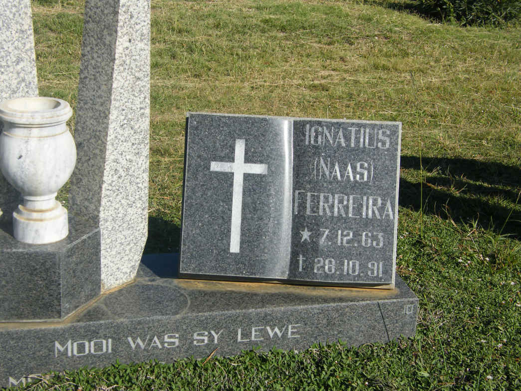 FERREIRA Ignatius 1963-1991