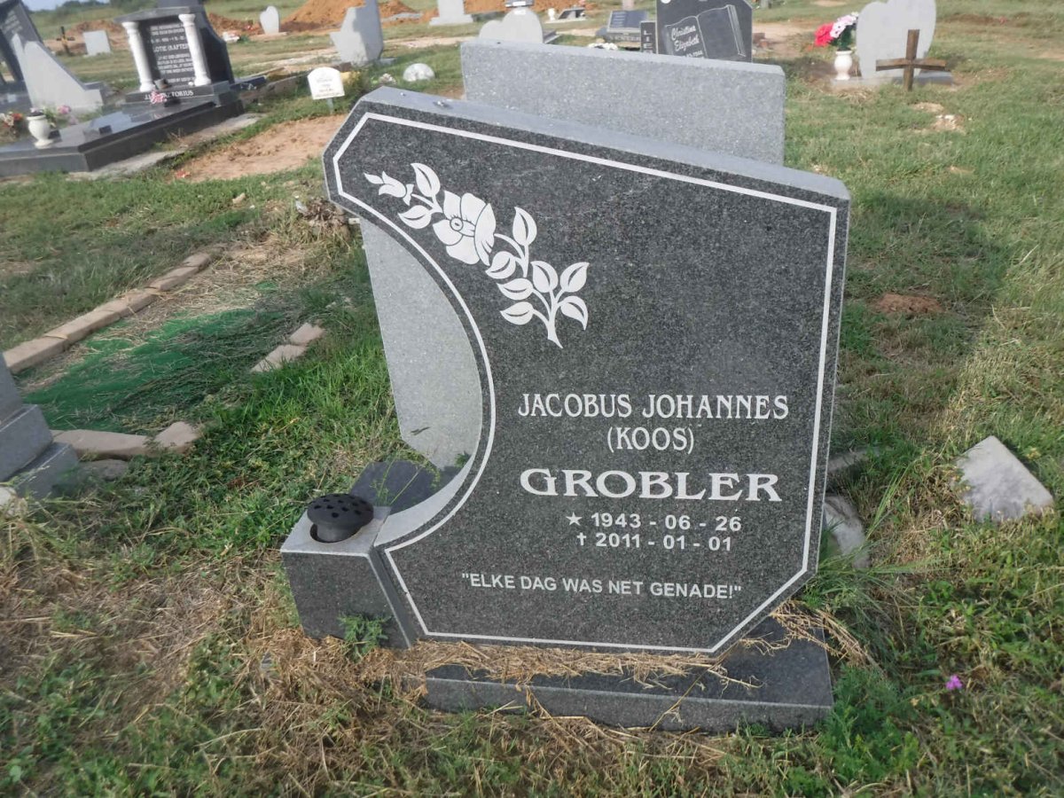 GROBLER Jacobus Johannes 1943-2011