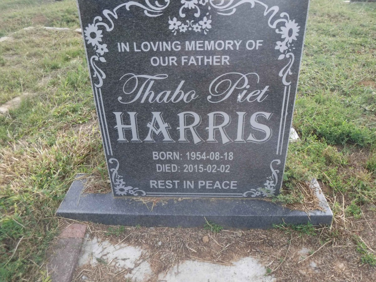 HARRIS Thabo Piet 1954-2015