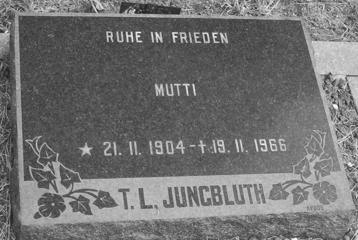 JUNGBLUTH T.L. 1904-1966