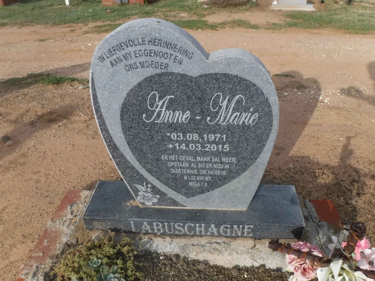 LABUSCHAGNE Anne-Marie 1971-2015