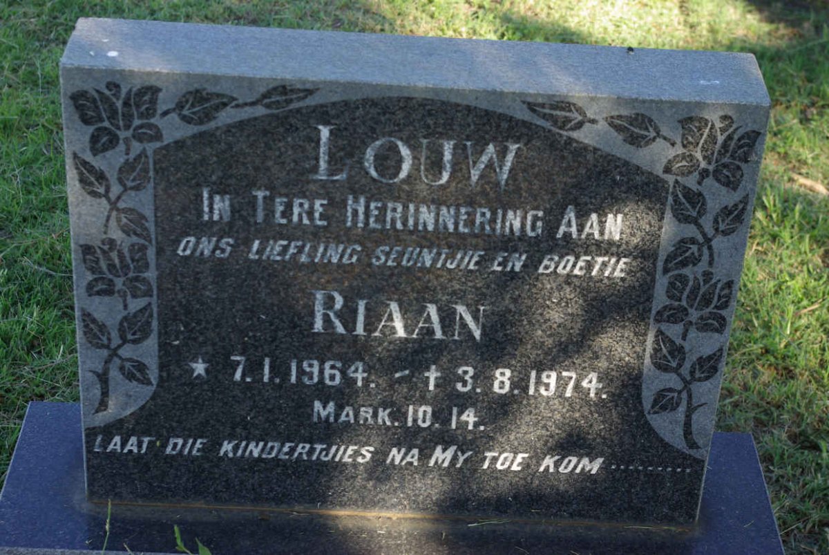 LOUW Riaan 1964-1974