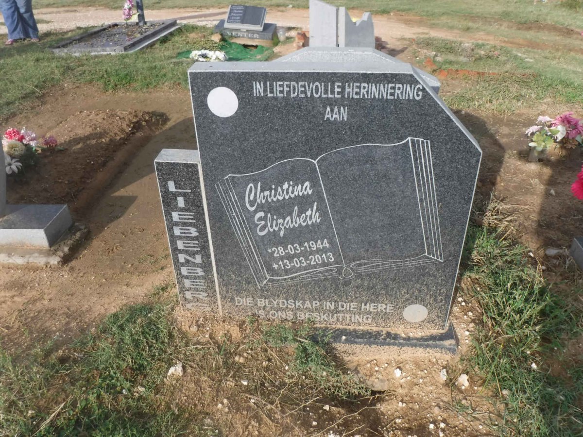 LIEBENBERG Christina Elizabeth 1944-2013