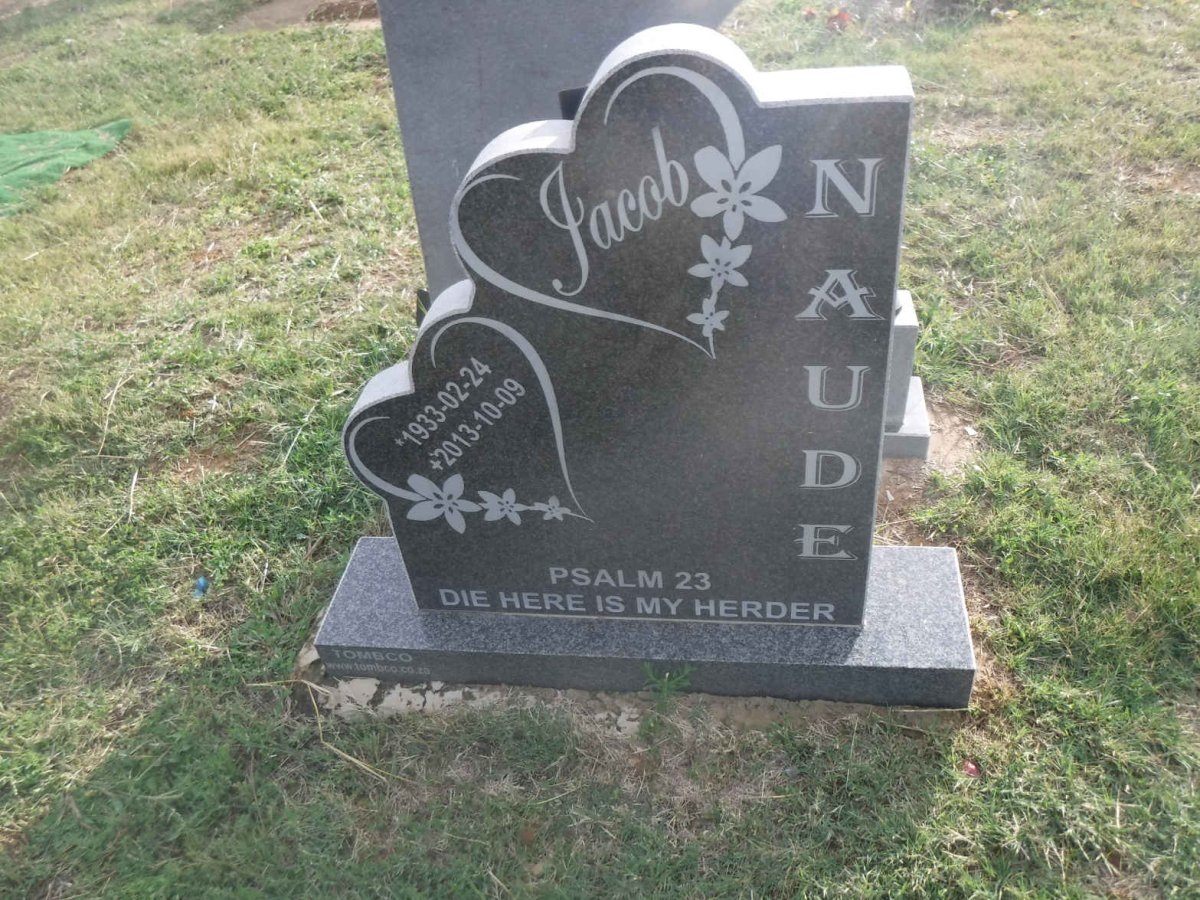 NAUDE Jacob 1933-2013