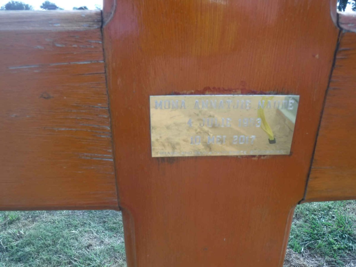 NAUDE Mona Annatjie 1953-2017