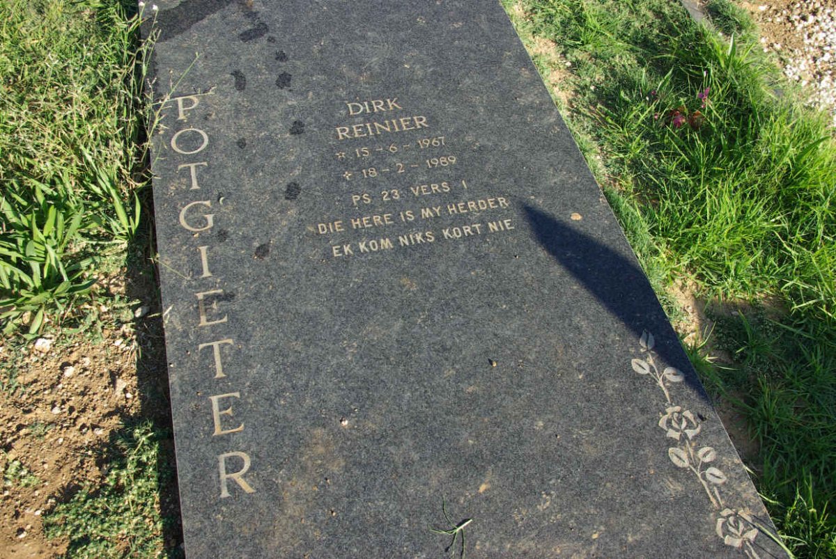 POTGIETER Dirk Reinier 1967-1989