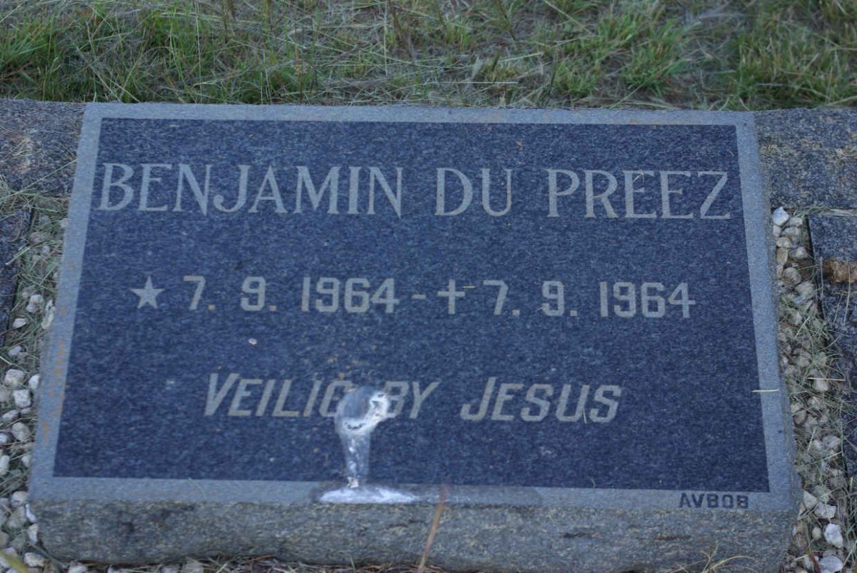PREEZ Benjamin, du 1964-1964