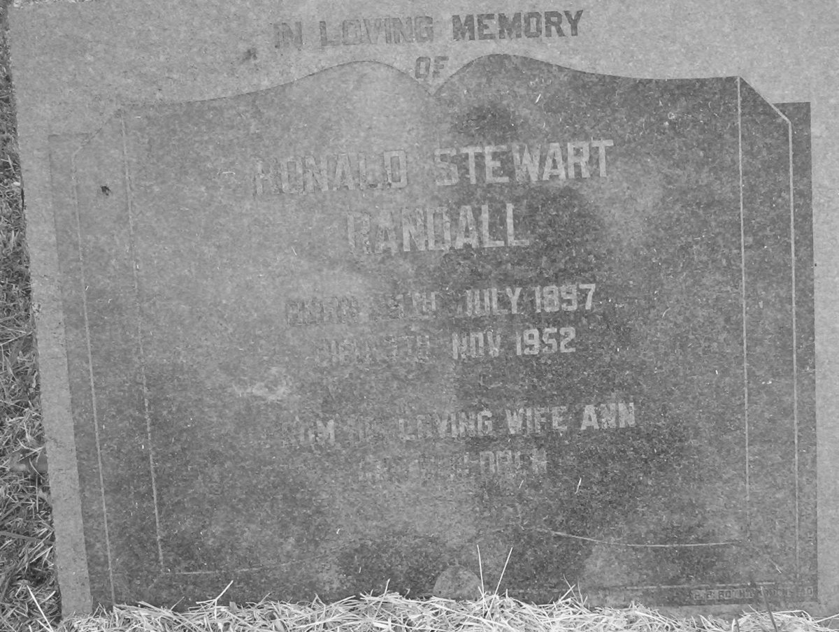 RANDALL Ronald Stewart 1897-1952
