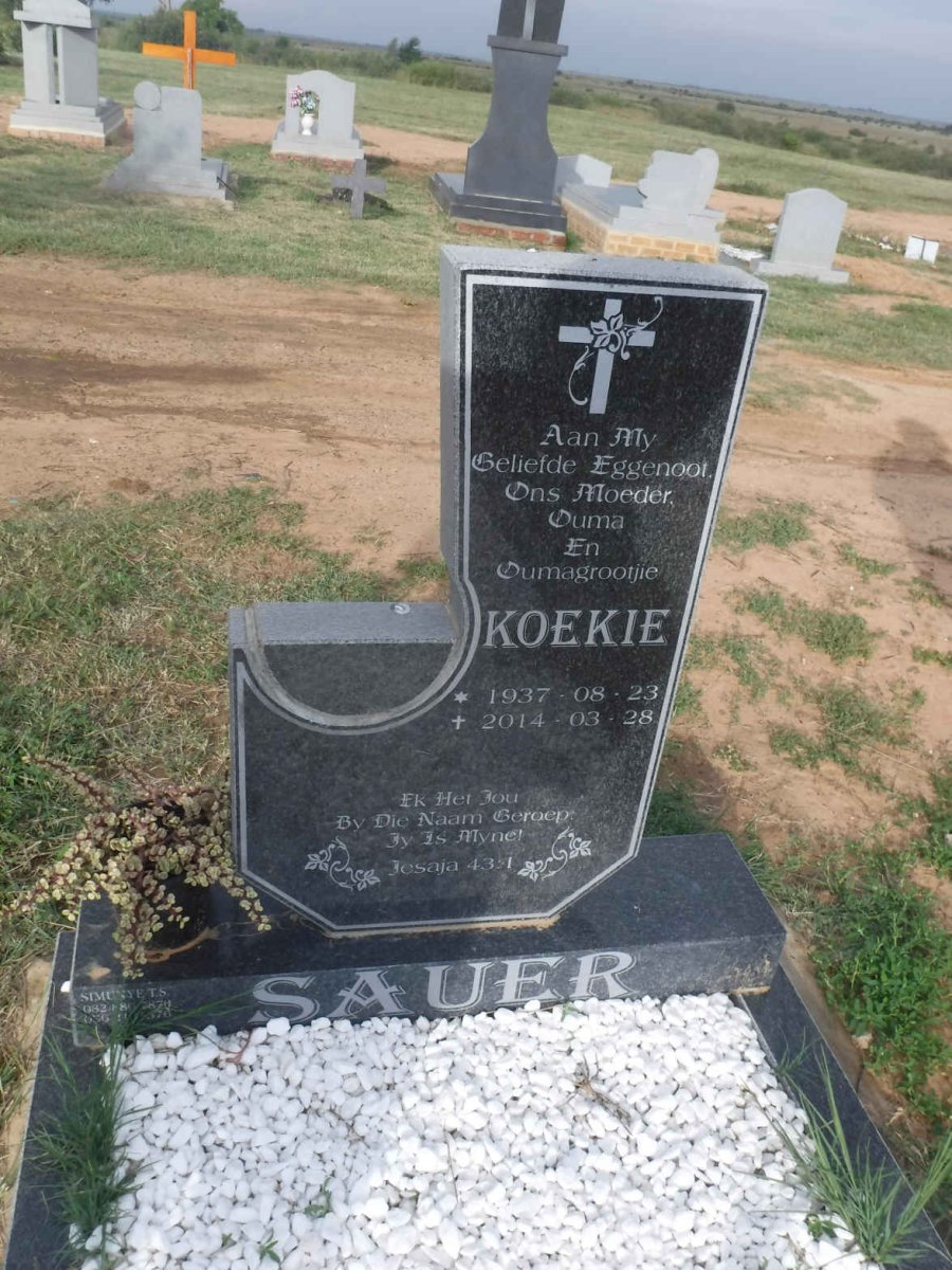SAUER Koekie 1937-2014