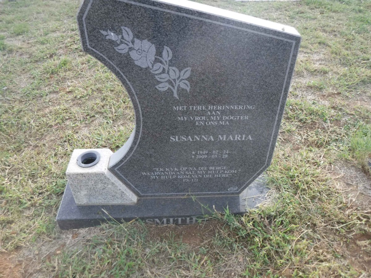 SMITH Susanna Maria 1949-2009