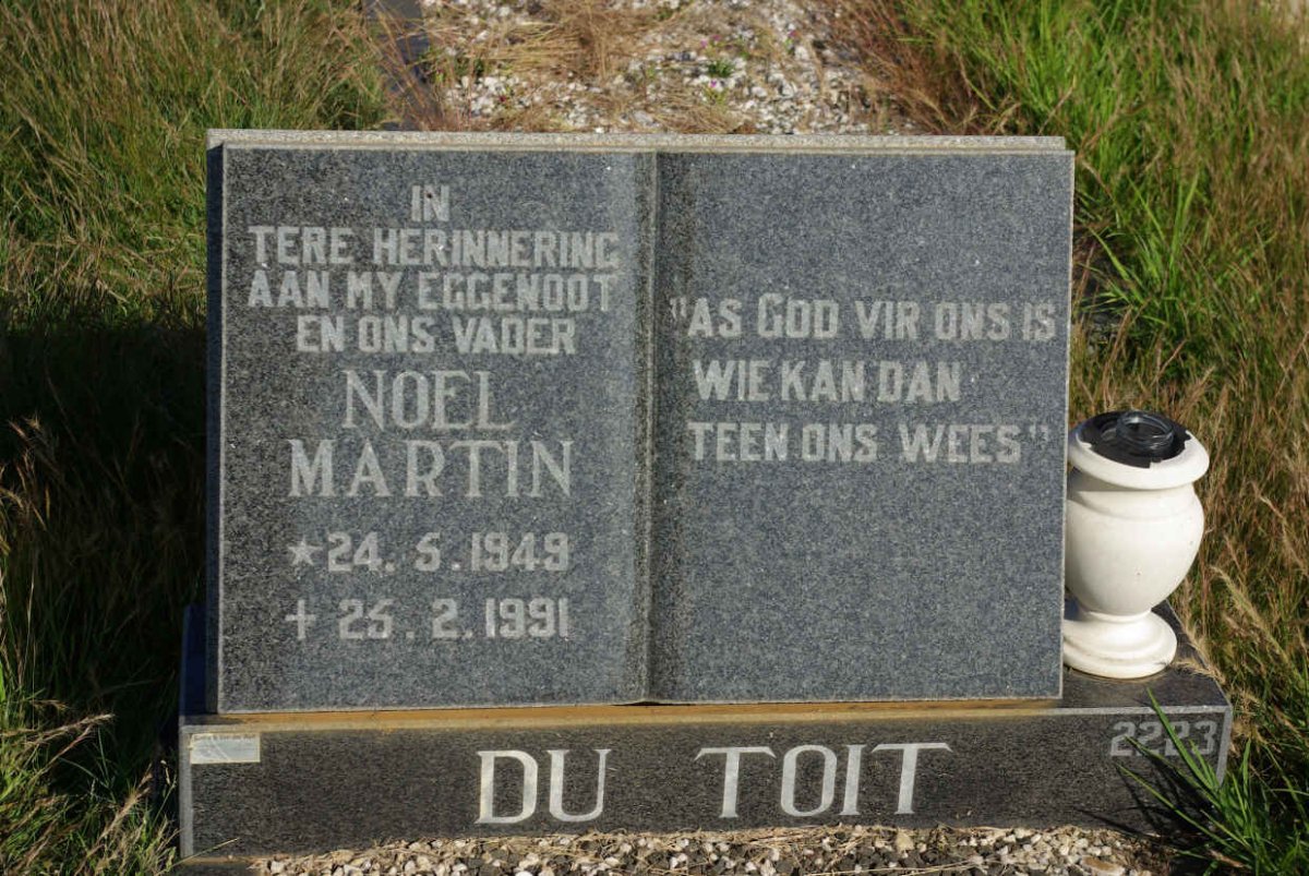 TOIT Noel Martin, du 1949-1991