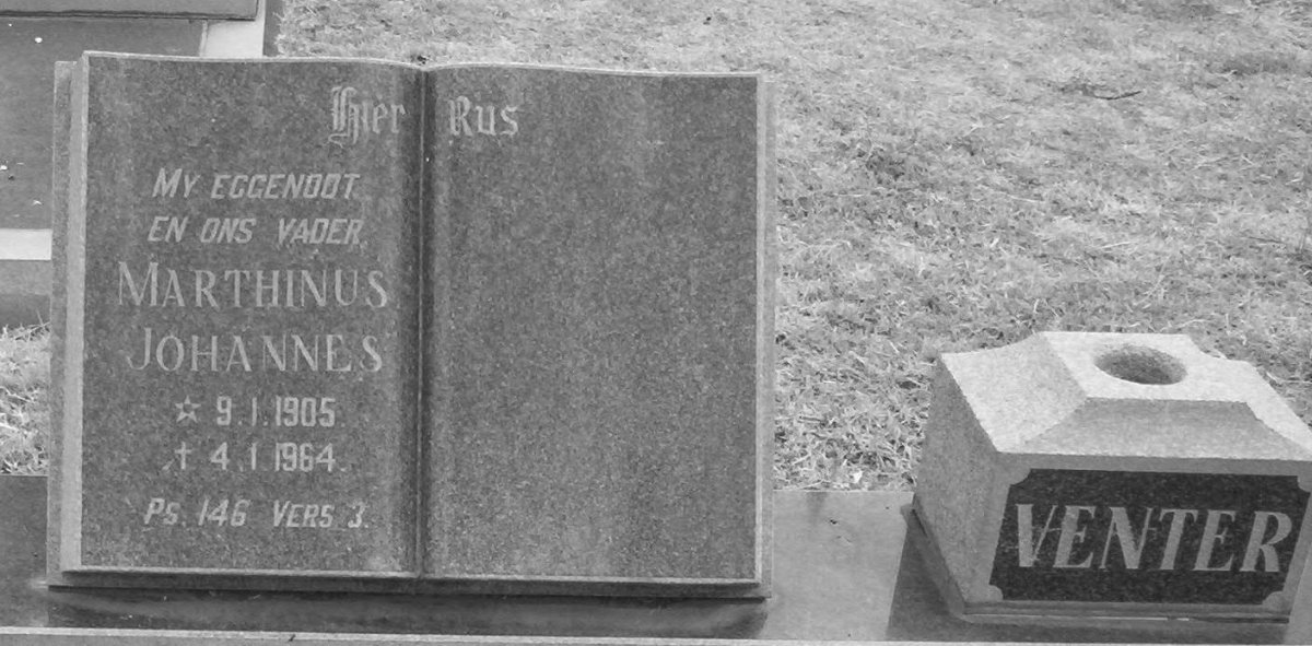 VENTER Marthinus Johannes 1905-1964