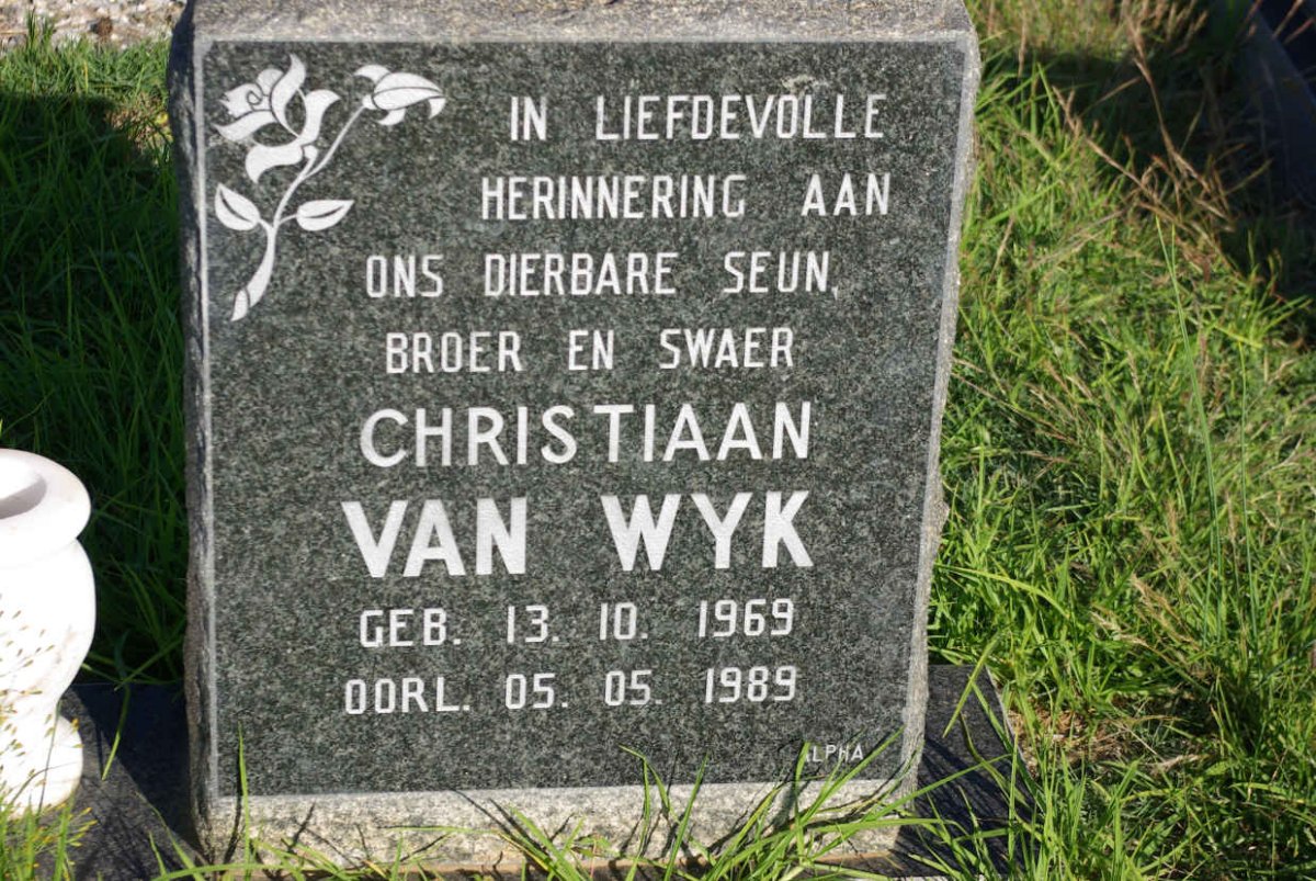 WYK Christiaan, van 1969-1989